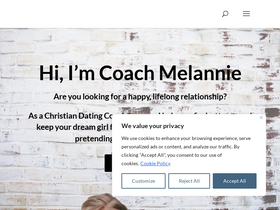 'coachmelannie.com' screenshot