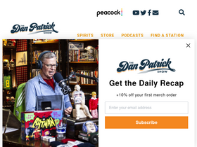 'danpatrick.com' screenshot