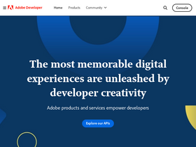 'www-ccv.adobe.io' screenshot