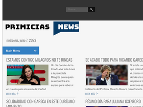 'primicias.news' screenshot