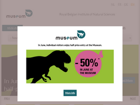 'naturalsciences.be' screenshot