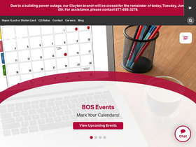 'bankwithbos.com' screenshot