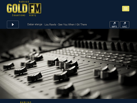 'goldfm.lt' screenshot