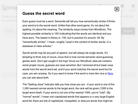 'semantle.com' screenshot