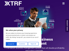'xtrf.eu' screenshot