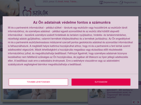 'szuloklapja.hu' screenshot