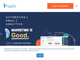 'feathr.co' screenshot