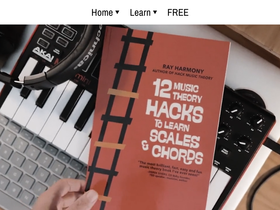 'hackmusictheory.com' screenshot