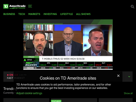 'tdameritradenetwork.com' screenshot