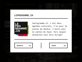 'leprogramme.ch' screenshot
