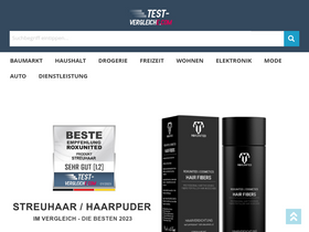 'test-vergleiche.com' screenshot