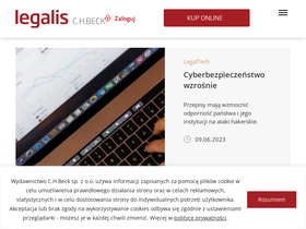 'legalis.pl' screenshot