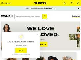 'thrift.plus' screenshot