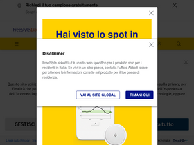 'freestylelibre.it' screenshot