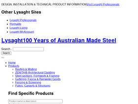'lysaght.com' screenshot