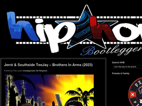 'hiphopbootleggers.net' screenshot
