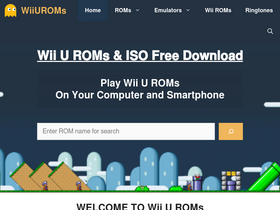 'wiiuroms.net' screenshot
