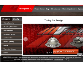 'tuningcardesign.cz' screenshot