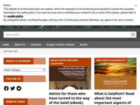 'abukhadeejah.com' screenshot