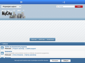 'mycity.rs' screenshot