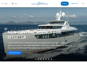 'luxyachts.com' screenshot