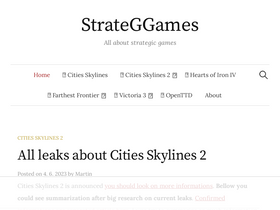 'strateggames.com' screenshot