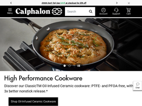 'calphalon.com' screenshot