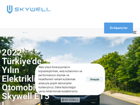 'skywell.com.tr' screenshot