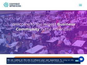 'connectamericas.com' screenshot