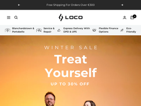 LOCO Scooters website screenshot