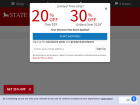 'statelinetack.com' screenshot