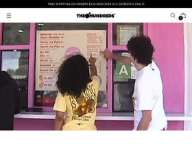 'thehundreds.com' screenshot