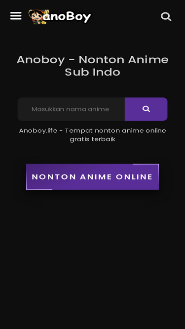 Anoboy - Situs Download dan Nonton Anime Sub Indo Terbaik Lengkap