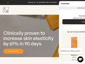 Abundanceandhealth homepage screenshot
