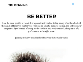 'timdenning.com' screenshot