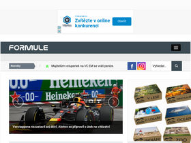 'formule.cz' screenshot