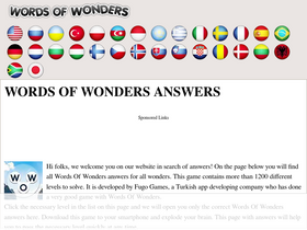 'wordsofwonders.net' screenshot