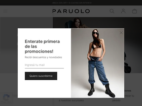 'paruolo.com.ar' screenshot