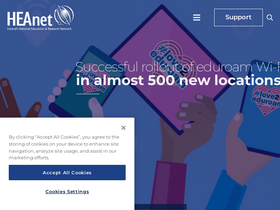 'heanet.ie' screenshot