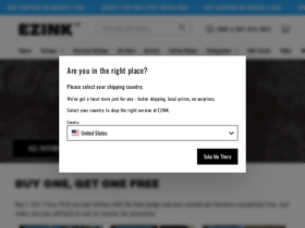 EZINK UK website screenshot