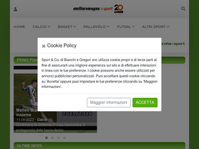 'emiliaromagnasport.com' screenshot