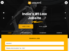 'legalbots.in' screenshot