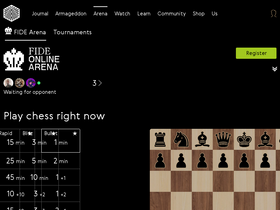 'chessarena.com' screenshot