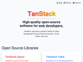 'tanstack.com' screenshot