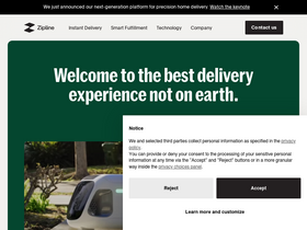 'flyzipline.com' screenshot