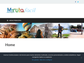 'mirutafacil.com' screenshot