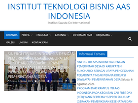 'stie-aas.ac.id' screenshot