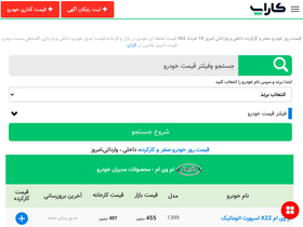 'carap.ir' screenshot