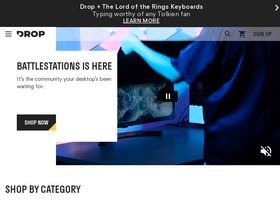 'drop.com' screenshot