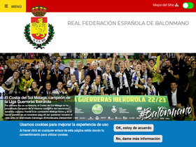 'rfebm.com' screenshot